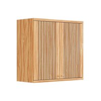 Armário Aéreo p/ Cozinha Sauvignon 2 Portas Frisada 80cm Amendoa - Ronipa