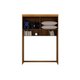 Armário Ponte Modulado Aéreo Casal Luna 4 Portas cor Nature - Bianchi