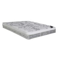 Colchão Queen Molas Ensacadas Pocket Super Luxo Grand Plush Látex Pillow Top (158x198x30) - Castor