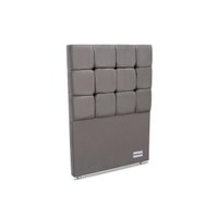 Cabeceira Cama Box Estofada Piave Veluto Solteiro - Suede Cinza - Ortobom