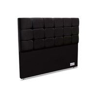 Cabeceira Cama Box Estofada Piave Veluto Casal - Suede Preto - Ortobom
