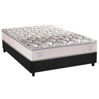 Cama Box Casal: Colchão Ortopédico Herval ErgoPlus/EP Anatômico + Base CRC Suede Gray(138x188)