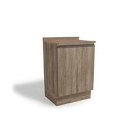 Balcão de Cozinha Modulado  Maxxi G742 1 Porta c/ Tampo Nogal - Kappesberg