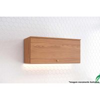 Armário Aéreo p/ Cozinha Requinte c/ 1 Porta Basculante 80cm Nature - Henn