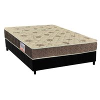 Cama Box Casal: Colchão Ortopédico Orthoflex D33/EP Anatômico Matera + Base CRC Suede Black(138x188)