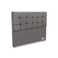 Cabeceira Cama Box Estofada Piave Veluto Casal - Suede Cinza - Ortobom