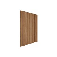 Complemento Multiuso de Banheiro Painel Ripado 80cm Freijo - MGM