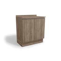 Gabinete de Cozinha Modulado Balcão Maxxi G744 2 Portas c/ Tampo Nogal - Kappesberg