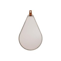 Espelho de Quarto Solteiro Gota 50X76cm Cimento - MGM