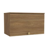 Armário de Geladeira p/ Cozinha Botanic M642 c/ 1 Porta Basculante 60cm Nogueira - Kappesberg