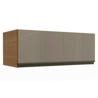 Armário Aéreo Cozinha Modulado Maxxi G770 c/ 1 Porta Basculante c/ Vidro 80cm Canela - Kappesberg