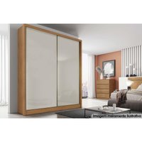 Guarda Roupa Casal 2 Portas de Correr e 3 Gavetas Virtus/Toledo Cumaru/Fendi - Novo Horizonte