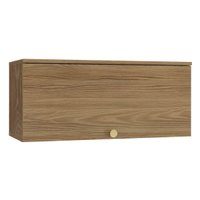 Armário de Geladeira p/ Cozinha Botanic M637 c/ 1 Porta Basculante 80cm Nogueira - Kappesberg