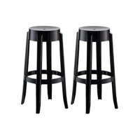 Kit 2 Banqueta de Cozinha Shine UZ8007 2 Un Preto - Kappesberg