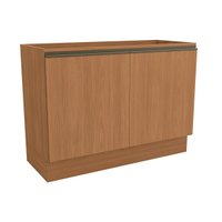 Gabinete p/ Pia Cozinha Balcão Maxxi G745 c/ 2 Portas s/Tampo 120cm Canela - Kappesberg