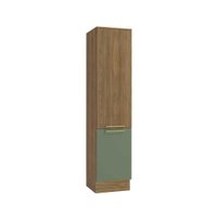 Módulo Cozinha Kappesberg Botanic Paneleiro Botanic M619 c/ 2 Portas 50cm Nogueira/Verde - Kappesberg