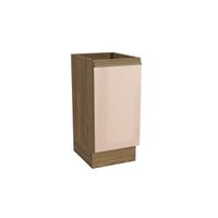 Módulo Cozinha Kappesberg Curve Balcão Curve N622 c/ 1 Porta s/Tampo 40cm Nogueira/Macadamia-Kappesberg