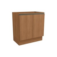 Gabinete de Cozinha Modulado Balcão Maxxi G744 c/ 2 Portas s/ Tampo 80cm Canela - Kappesberg