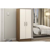 Armário Multiuso Casal Viena c/ 2 Portas Amendola/Off White - Demóbile