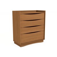 Cômoda Solteiro M260 c/ 4 Gavetas Canela - Kappesberg