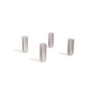 Módulo Cozinha Kappesberg Maxxi Kit c/ 4 Pés PVC PE4 Cromado Cromada-Kappesberg