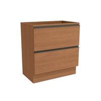 Módulo Cozinha Kappesberg Maxxi Balcão G755 c/ 2 Gavetas s/ Tampo 80cm Canela-Kappesberg