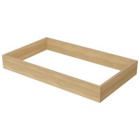 Módulo Cozinha Nesher Marquesa Kit de Rodapé Multilinha 80x47x10cm Nature - Nesher