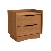Mesa de Cabeceira Solteiro c/ 2 Gavetas M261 Canela - Kappesberg