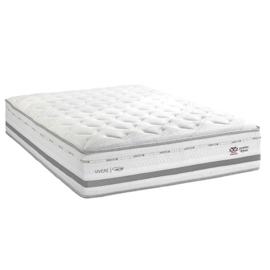 Colchão Casal Molas Ensacadas Maxspring C1756 c/ Massagem One Side (138x188x34) - Herval