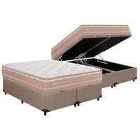 Conjunto Box Baú King: Colchão Molas Herval Maxspring Nesser + Base CRC Courano Clean(193x203)