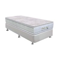 Cama Box Solteiro: Colchão Molas Orthoflex MasterPocket Ensacadas Starflex Dream New + Base CRC Courano White(88x188)