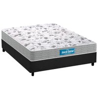 Conjunto Box Casal: Colchão Anatômico Probel D45 Firmepedic Guarda Costas Próextreme + Base CRC Suede Gray (138x188)