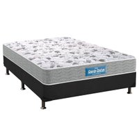 Conjunto Box Casal: Colchão Espuma Probel D45 Guarda Costas Plus + Base CRC Suede Gray(138x188)