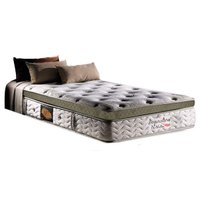 Colchão Solteirão Molas Visco Ensacadas MasterPocket Imperatore Eco Bamboo Euro Pillow (96x203x34) - Herval