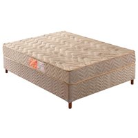 Conjunto Box Casal: Colchão Espuma Paropas D33 Pasquale + Base CRC Rústico Clean(138x188)