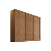 Guarda Roupa 3 Portas de Correr e 8 Gavetas Sollo/Logan Cumaru - Novo Horizonte