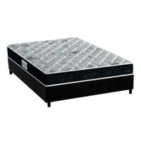 Conjunto Box Casal: Colchão Anatômico Probel D45 Firmepedic ProDormir Advanced Tech2000 + Base CRC Suede Black (138x188)
