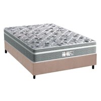 Conjunto Box Casal: Colchão Molas Probel Ensacadas ProDormir Evolution + Base CRC Suede Clean (138x188)