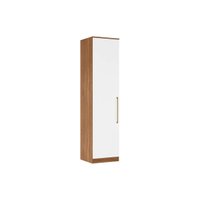 Módulo de Quarto Solteiro Guarda Roupa 71130K Irlanda c/ 1 Porta Amendola/Branco - Demóbile