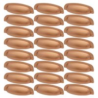 Kit 24 Puxadores Cobre 2773 Quebec Concha Torralba para Móveis Armários Gavetas
