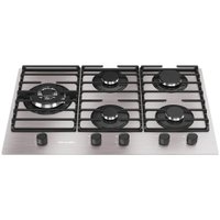 Cooktop Mueller 5 Bocas de Alumínio 77cm com Grade Dupla MCG5BL Bivolt