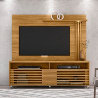 Estante para TV Até 65 Polegadas Frizz 2 Portas com Led Cumaru - Madetec