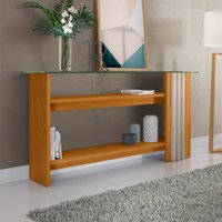 Aparador Frizz 2 Prateleiras Cinamomo/Off White - Madetec