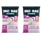 Kit 2 Vac Bag Jumbo Ordene 110x100cm Saco a Vácuo Plástico Edredom Casacos