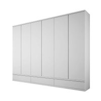 Guarda-Roupa de Casal Stillus 6 PT 9 GV Neve