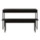 Conjunto de Mesa de Jantar com Banco Studio Preto