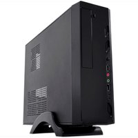 Gabinete Slim GM-07T7 K-Mex, USB 2.0, Micro ATX, ITX, Com Fonte 200W, Preto - GM07T7BN0C10B0X