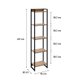 Estante Studio Mel e Preta 187 cm