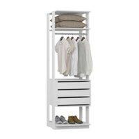 Guarda-Roupa Modulado Clothes 3 GV Branco