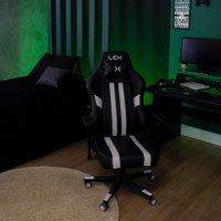 Cadeira Gamer Titans Hyperion Preta e Branca